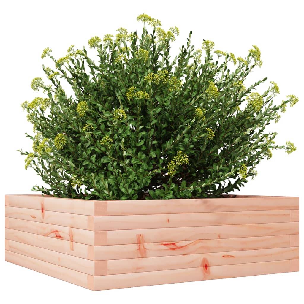 vidaXL Pflanzkübel 70x70x23 cm Massivholz Douglasie
