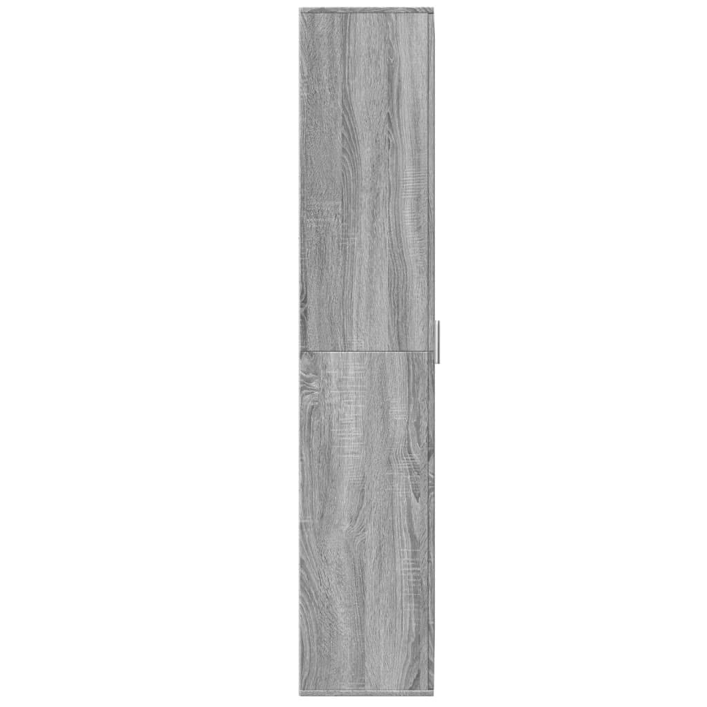 vidaXL Highboard Grau Sonoma 70x35x180 cm Holzwerkstoff