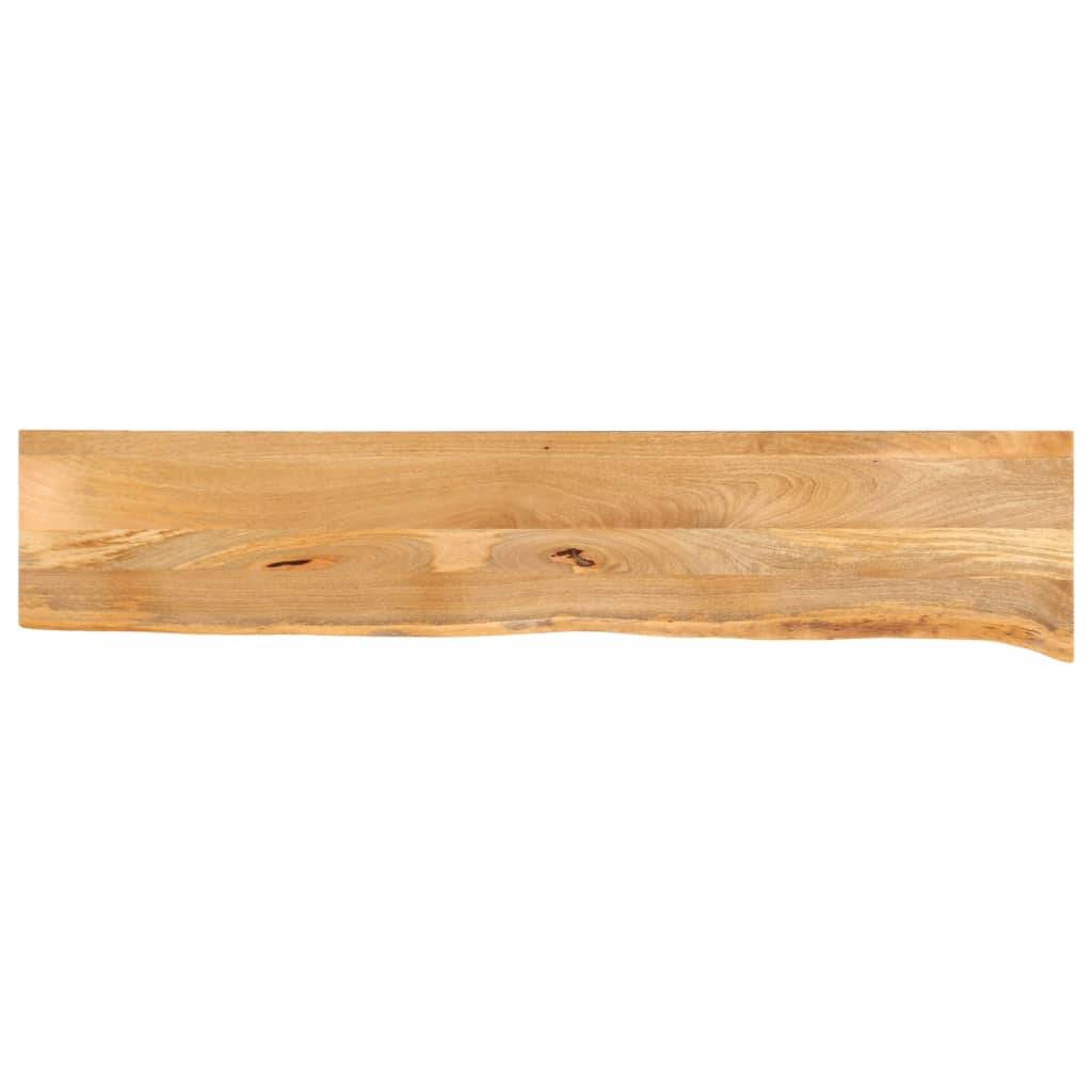 vidaXL Tischplatte mit Baumkante 160x40x3,8 cm Massivholz Mango