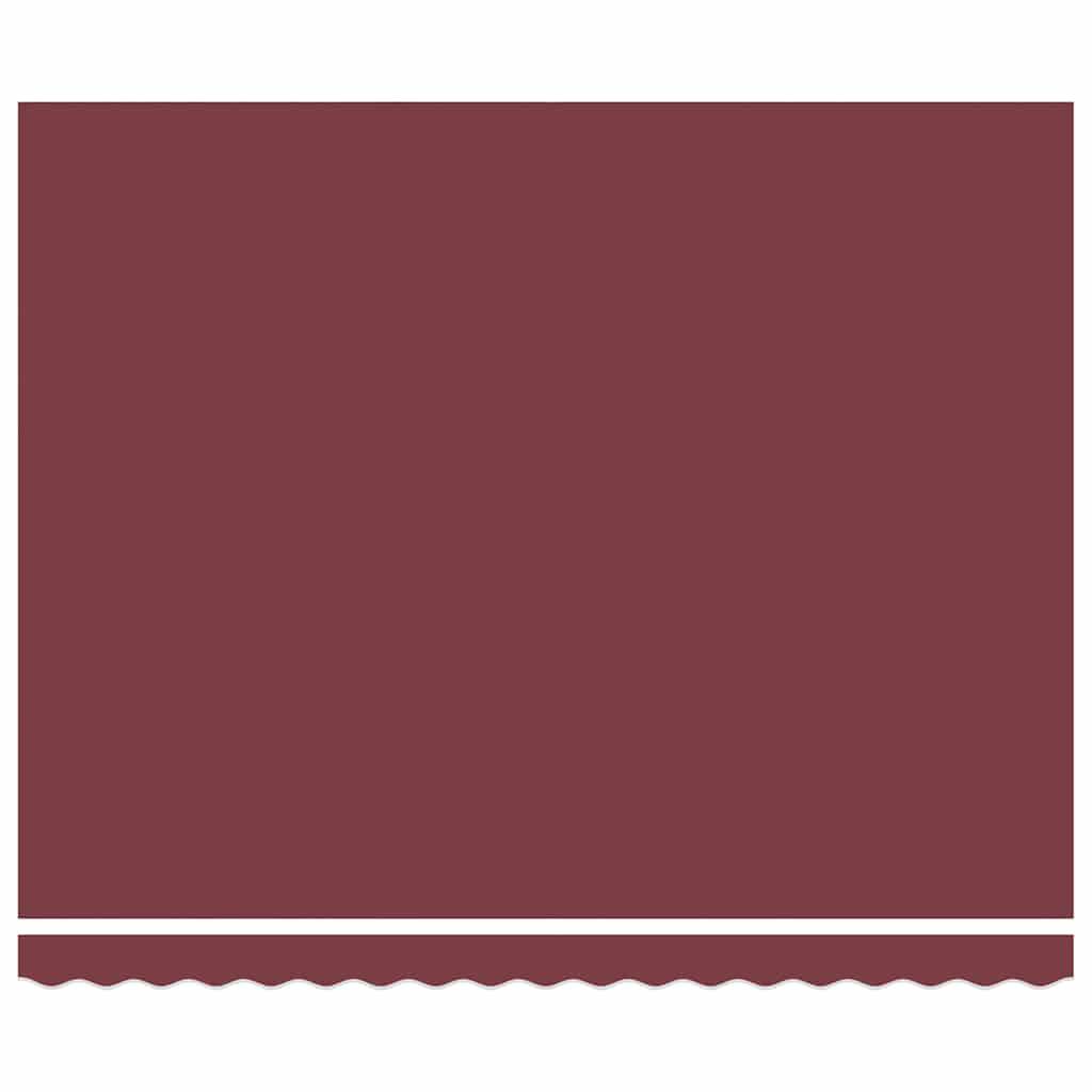 vidaXL Markise Manuell Weinrot 400x300 cm