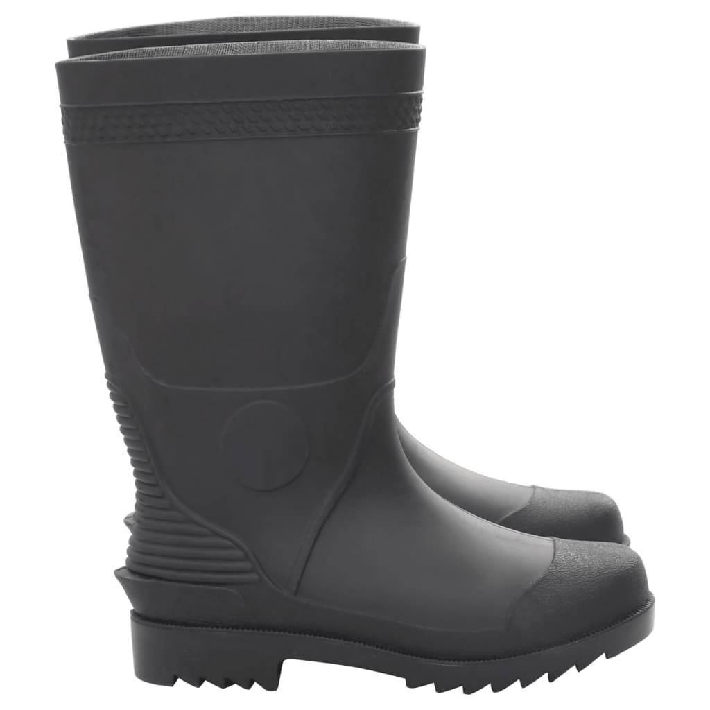 vidaXL Gummistiefel Schwarz Größe 39 PVC