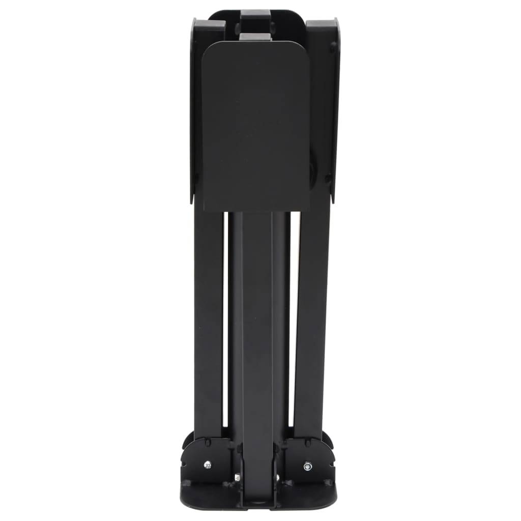 vidaXL Klappständer für Sonnenschirm Ø38/48 mm Mast Schwarz Stahl