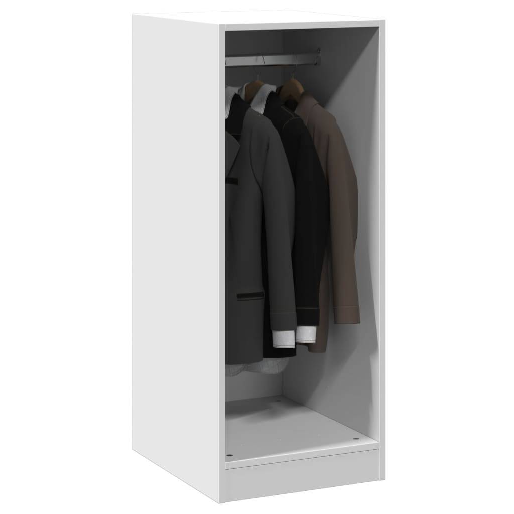 vidaXL Kleiderschrank Weiß 48x41x102 cm Holzwerkstoff