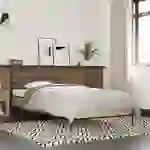 vidaXL Bettgestell Sonoma-Eiche 90x190 cm Holzwerkstoff und Metall vidaXL Bettgestell Sonoma-Eiche 90x190 cm Holzwerkstoff und Metall