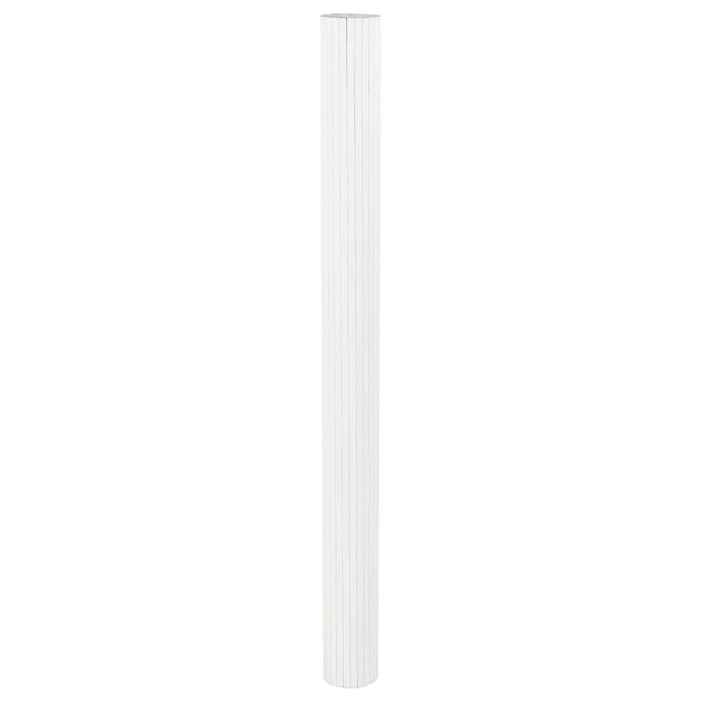 vidaXL Paravent Weiß 165x600 cm Bambus