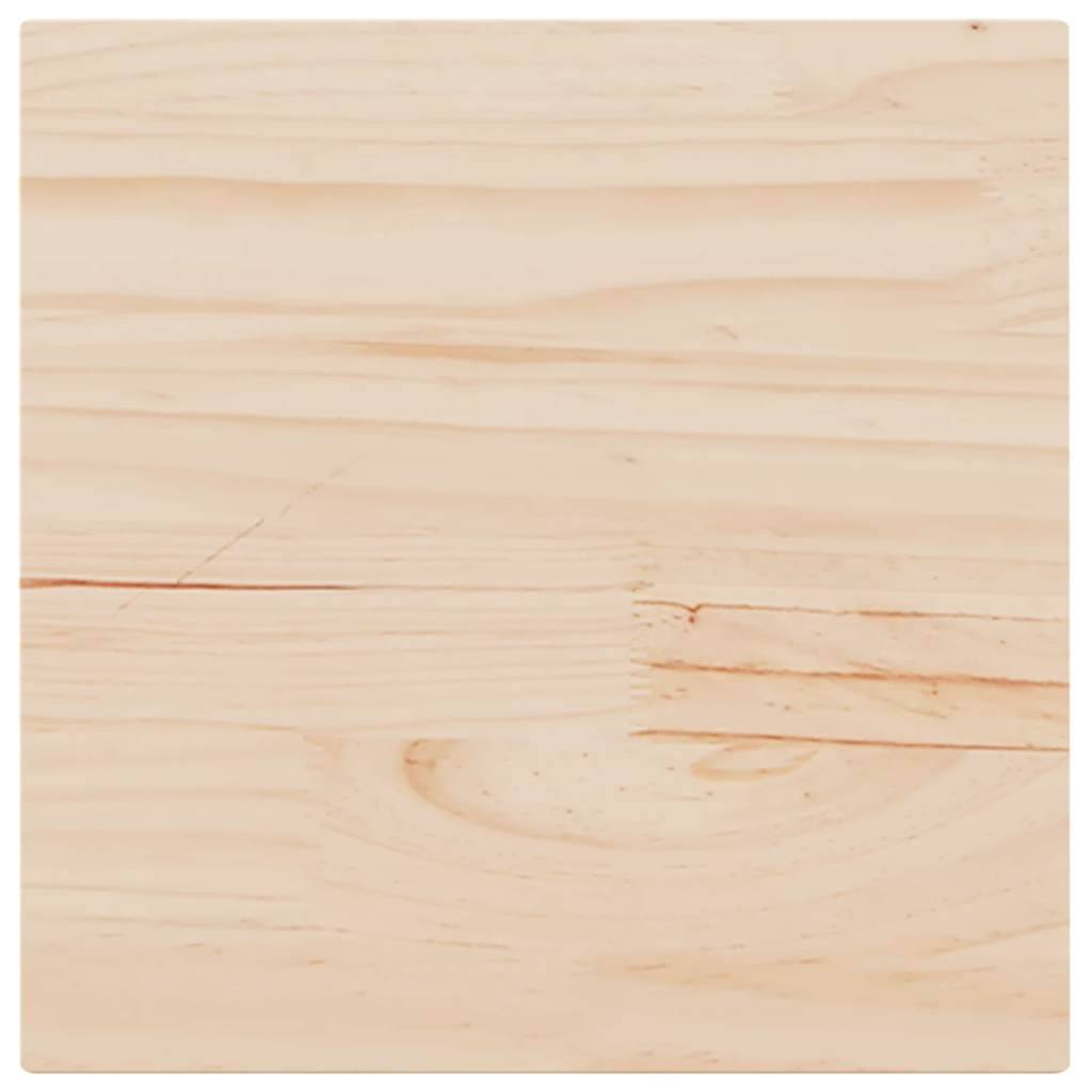 vidaXL Tischplatte 50x50x1,7 cm Quadratisch Massivholz Kiefer
