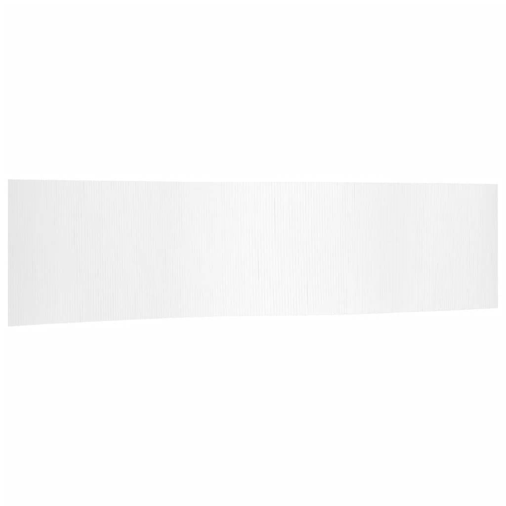 vidaXL Paravent Weiß 165x800 cm Bambus