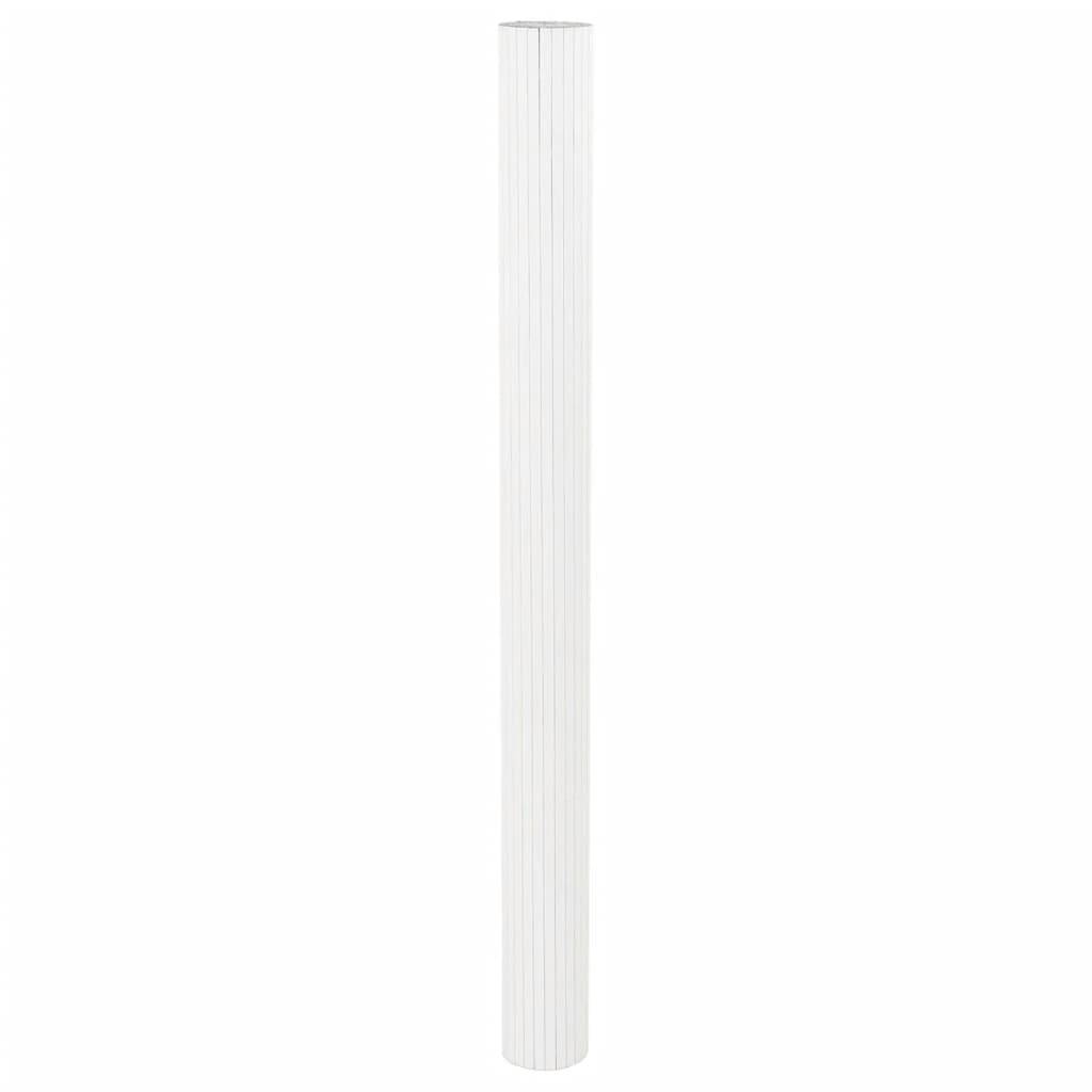 vidaXL Paravent Weiß 165x800 cm Bambus