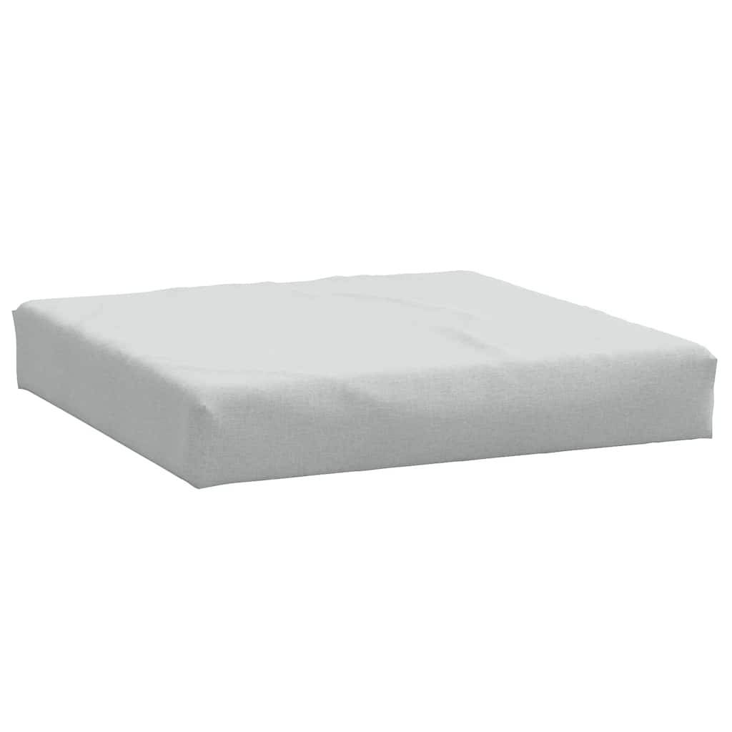 vidaXL Palettenkissen Melange Hellgrau 60x60x9,5 cm Stoff