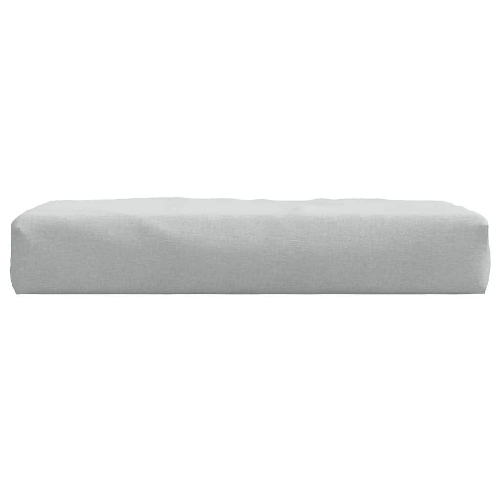 vidaXL Palettenkissen Melange Hellgrau 60x60x9,5 cm Stoff