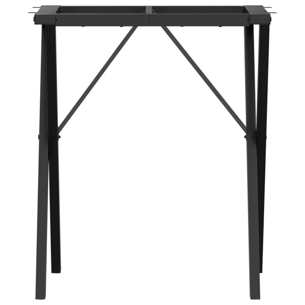 vidaXL Esstisch-Gestell in X-Form 60x50x73 cm Stahl