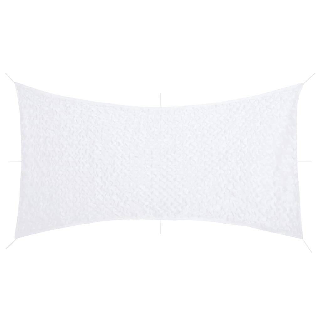 vidaXL Tarnnetz mit Aufbewahrungstasche 516x400 cm Weiß