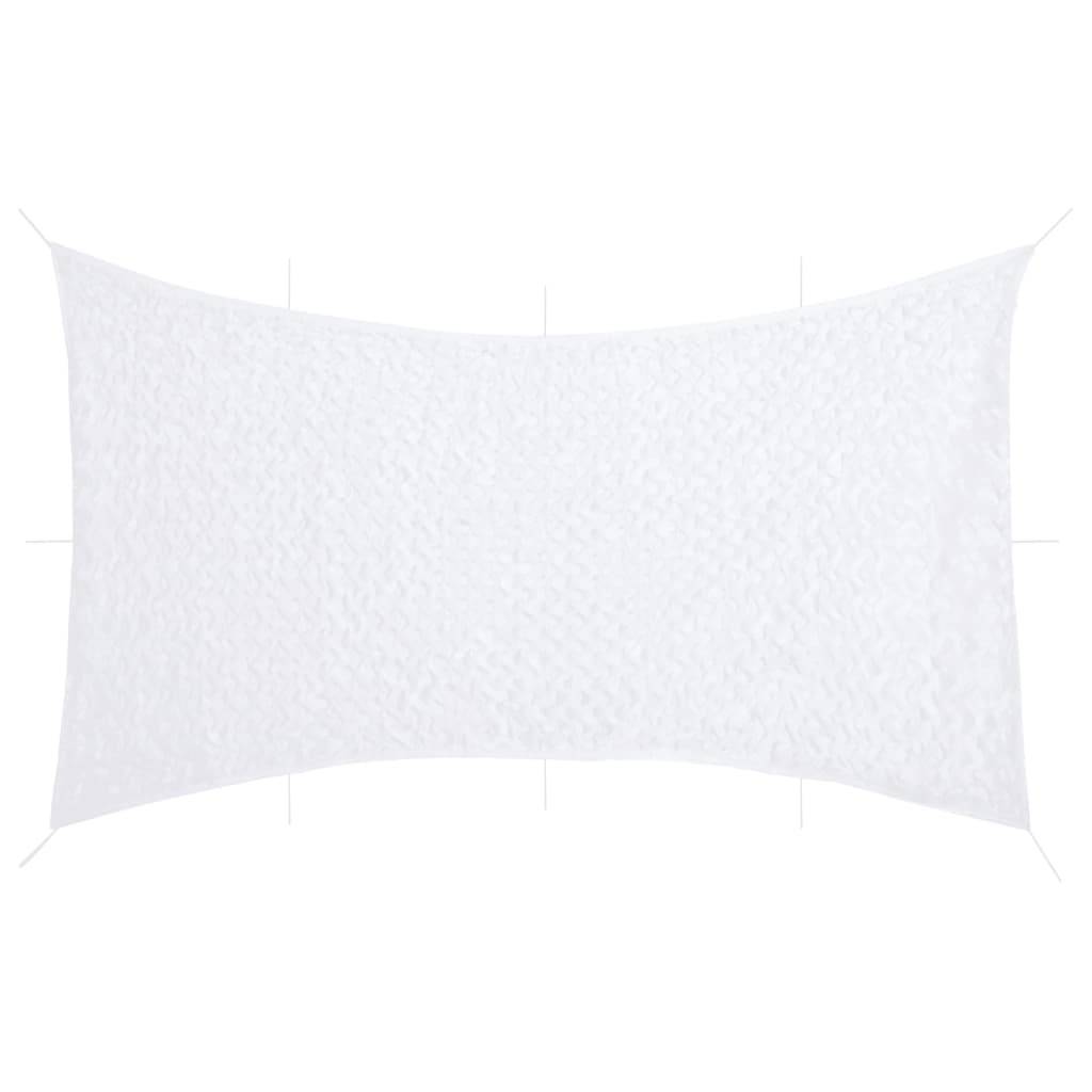 vidaXL Tarnnetz mit Aufbewahrungstasche 816x520 cm Weiß