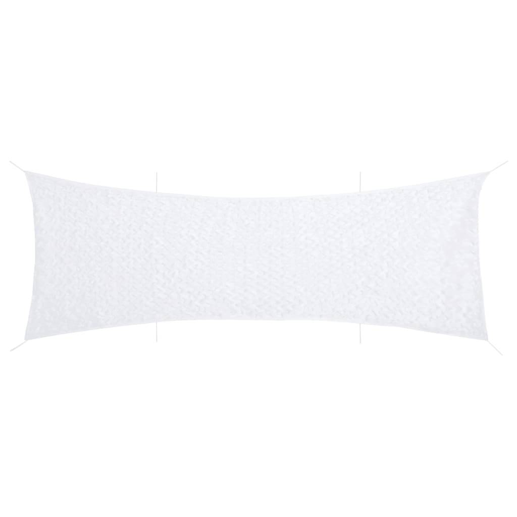 vidaXL Tarnnetz mit Aufbewahrungstasche 753x199 cm Weiß
