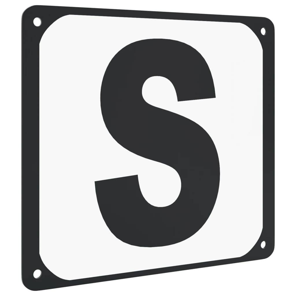 vidaXL Buchstaben für Dressurviereck 12 Stk. Stahl
