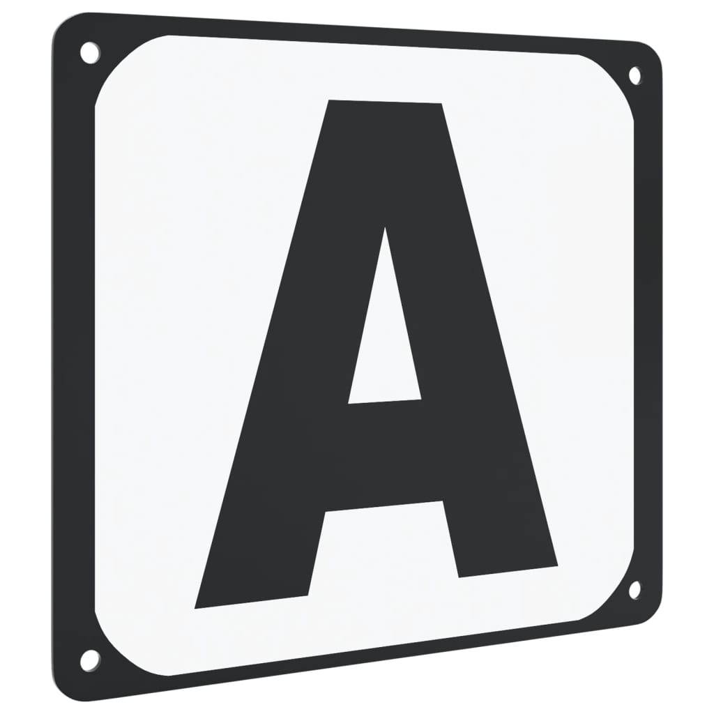 vidaXL Buchstaben für Dressurviereck 12 Stk. Stahl