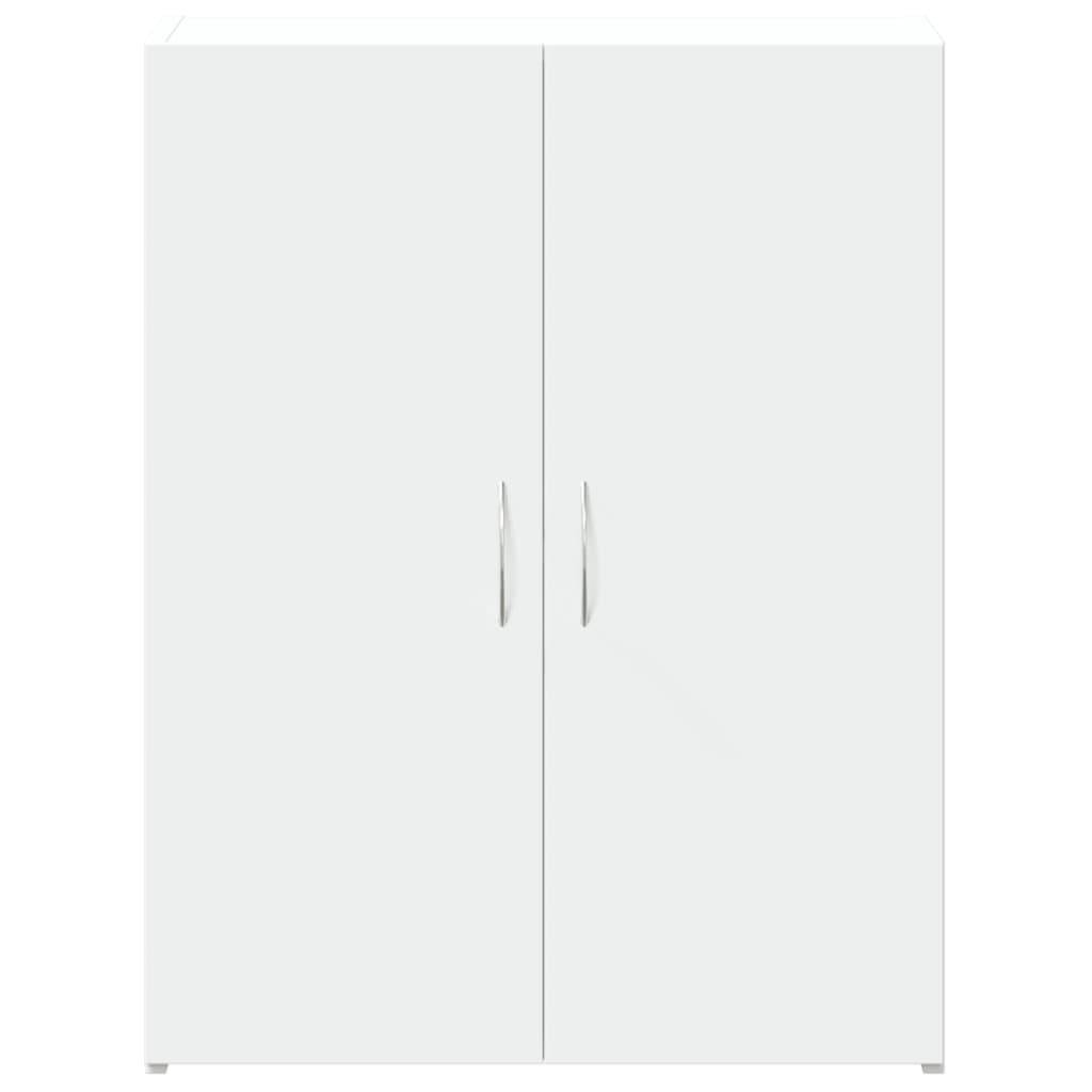 vidaXL Aktenschrank Weiß 60x32x77,5 cm Holzwerkstoff