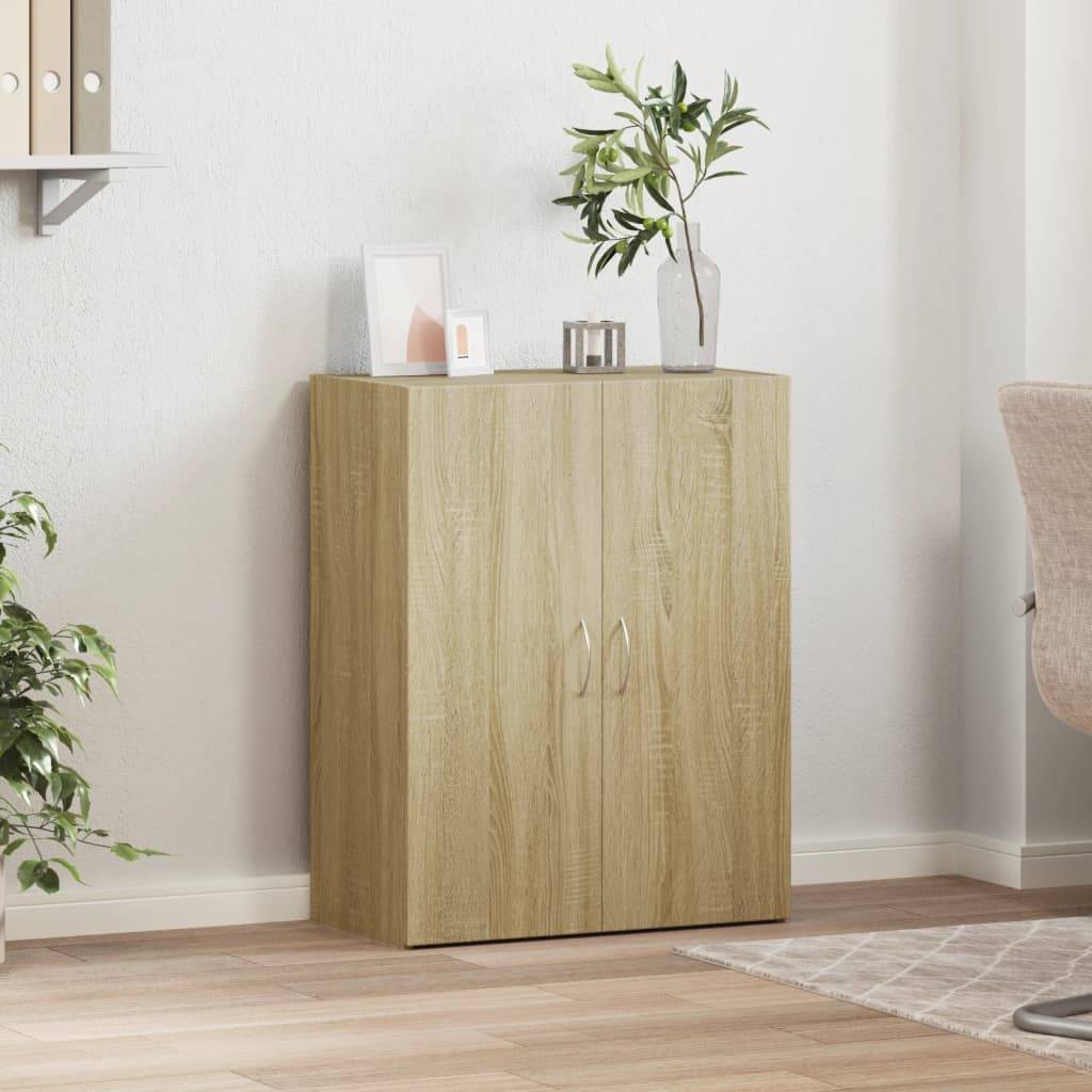 vidaXL Aktenschrank Sonoma-Eiche 60x32x77,5 cm Holzwerkstoff