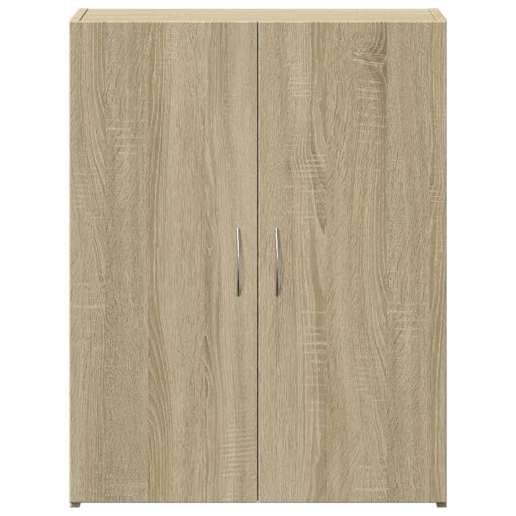 vidaXL Aktenschrank Sonoma-Eiche 60x32x77,5 cm Holzwerkstoff