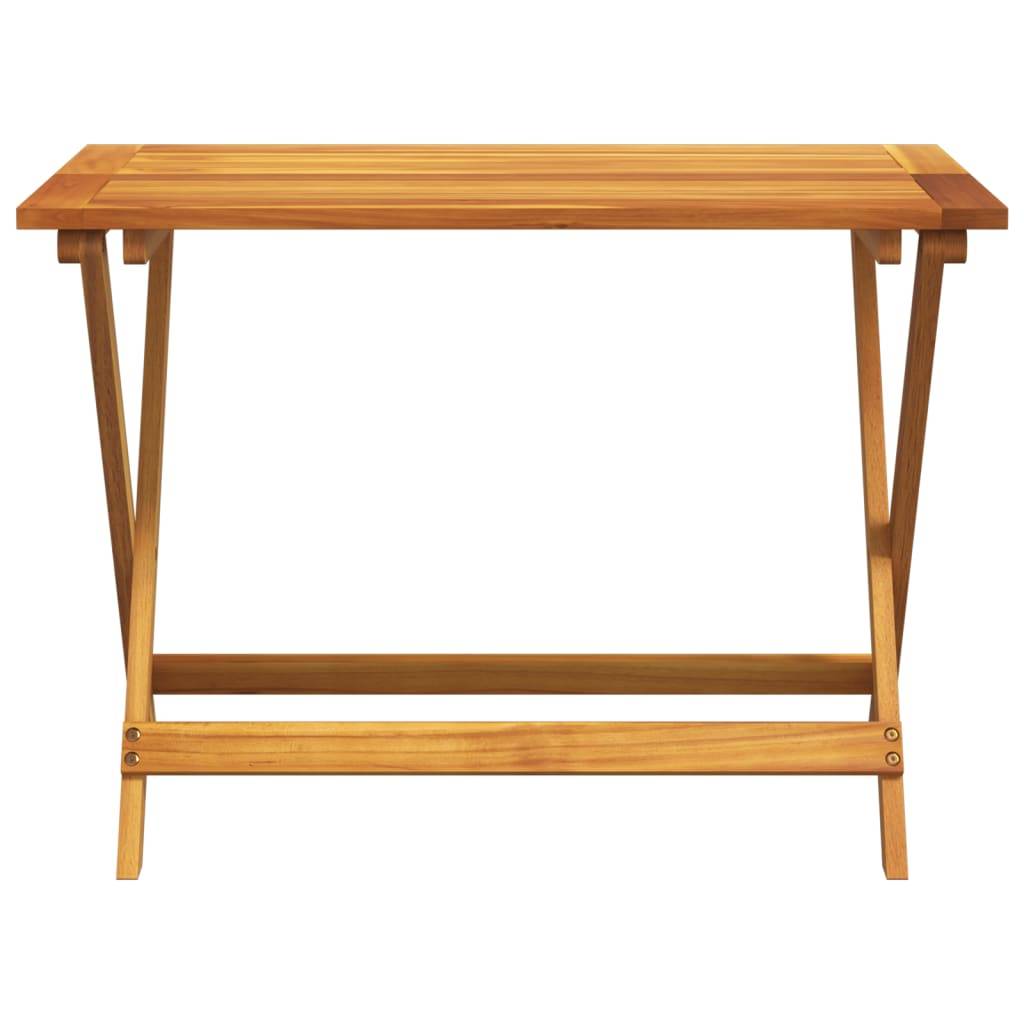vidaXL Gartentisch Klappbar 90x52,5x65 cm Massivholz Akazie