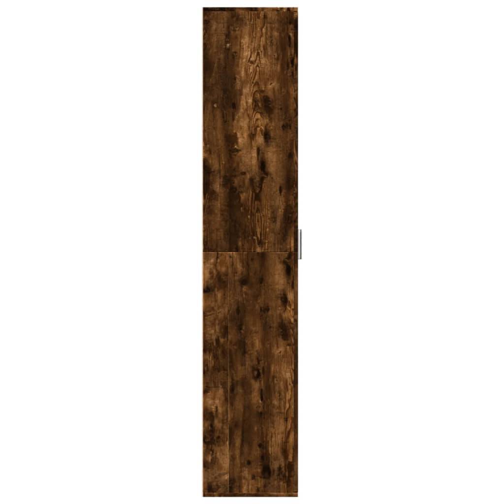 vidaXL Highboard Räuchereiche 60x35x180 cm Holzwerkstoff