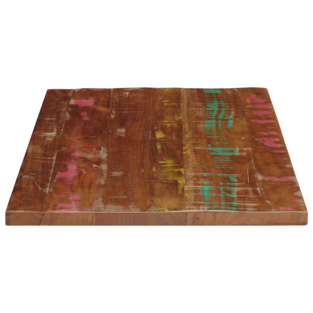 vidaXL Tischplatte 90x60x3,8 cm Rechteckig Altholz Massiv