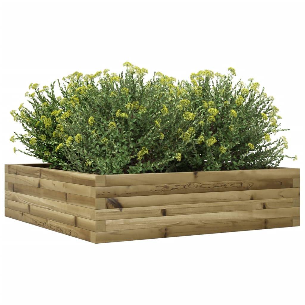 vidaXL Pflanzkübel 90x90x23 cm Kiefernholz Imprägniert