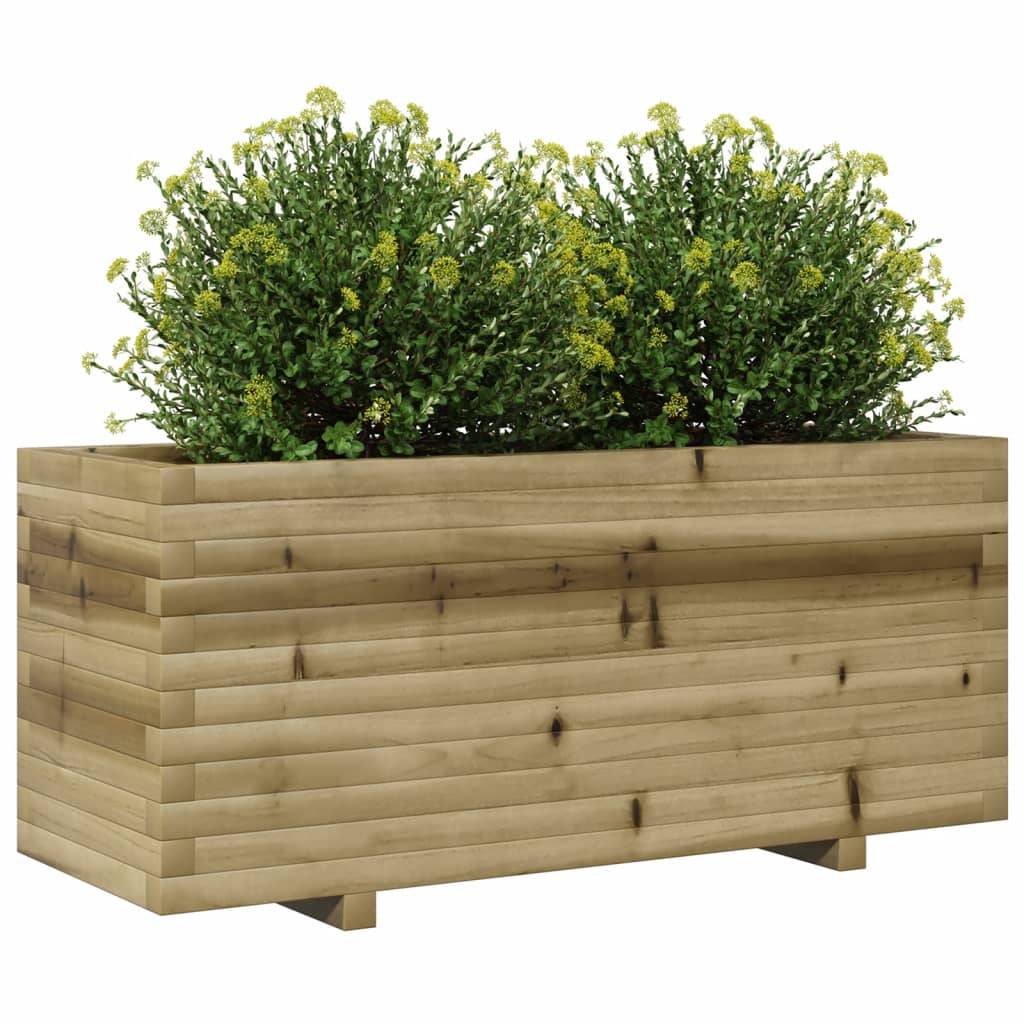 vidaXL Pflanzkübel 110x40x49,5 cm Kiefernholz Imprägniert