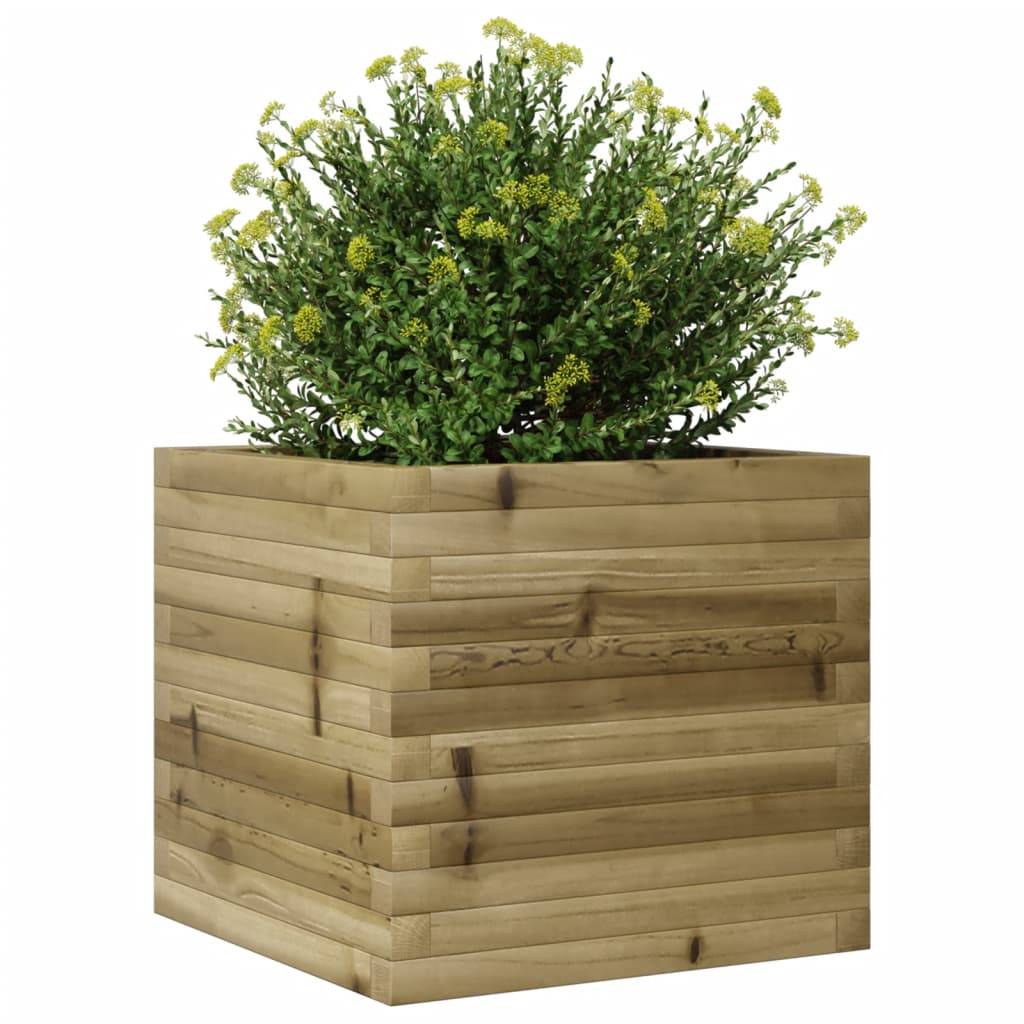 vidaXL Pflanzkübel 50x50x45,5 cm Kiefernholz Imprägniert