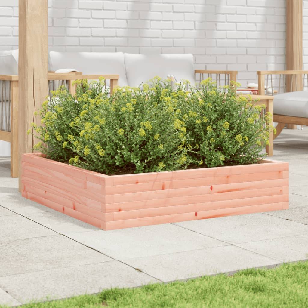 vidaXL Pflanzkübel 100x100x23 cm Massivholz Douglasie