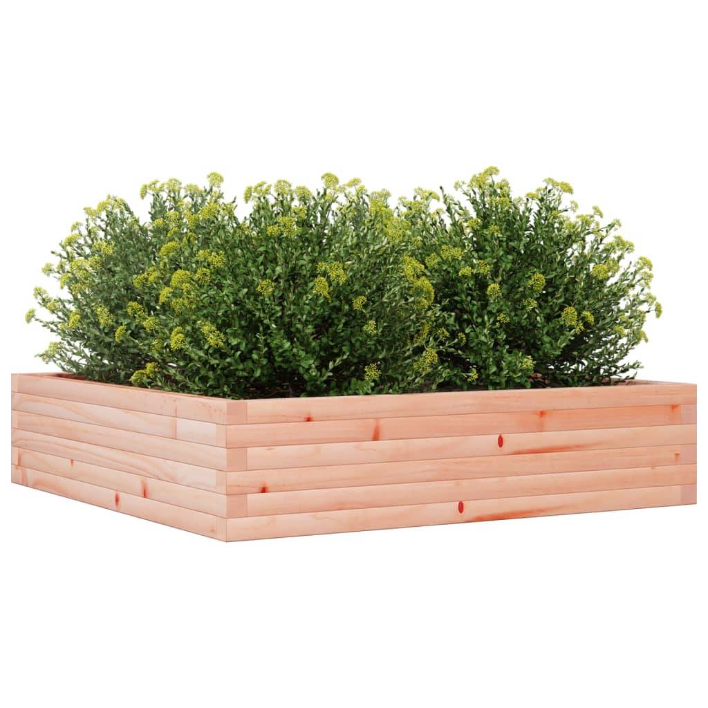 vidaXL Pflanzkübel 100x100x23 cm Massivholz Douglasie