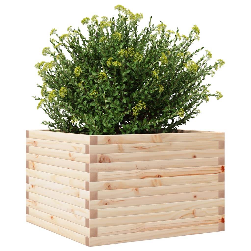 vidaXL Pflanzkübel 70x70x45,5 cm Massivholz Kiefer
