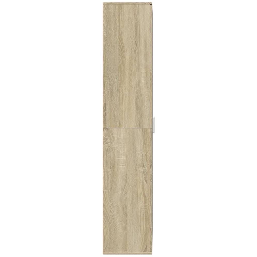 vidaXL Highboard Sonoma-Eiche 70x35x180 cm Holzwerkstoff