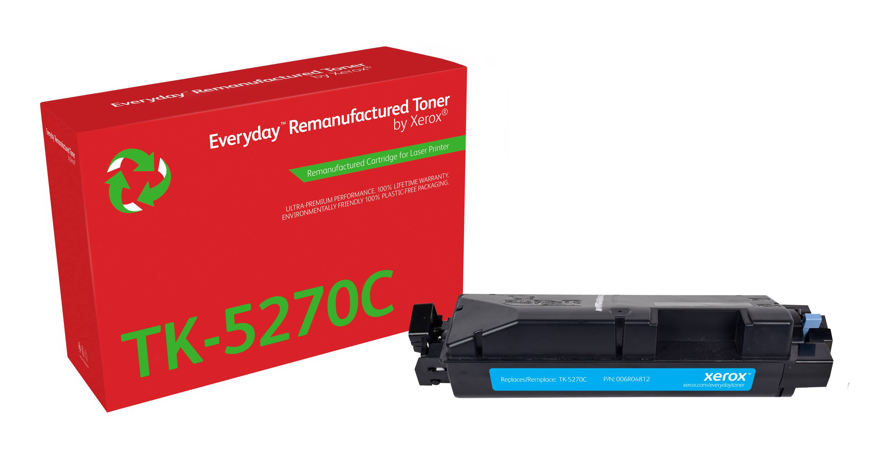 Xerox Toner Everyday Kyo TK-5270C Cyan Remanufactured