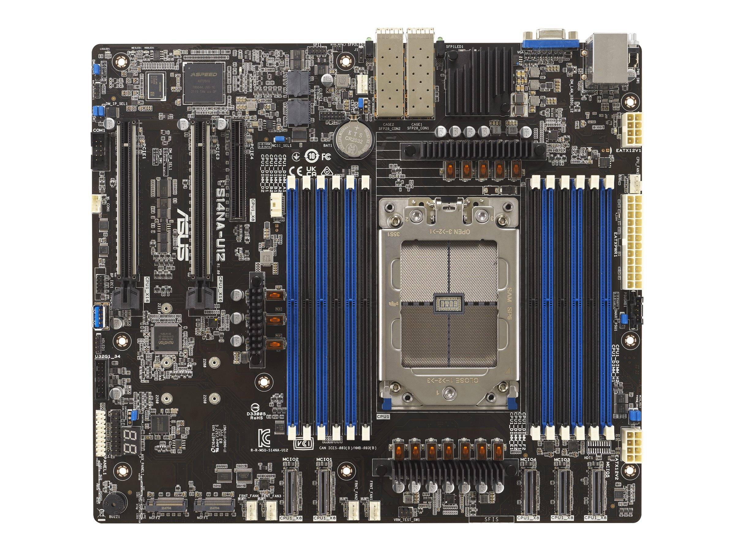 ASUS S14NA-U12 - Motherboard - SSI CEB - Socket SP6