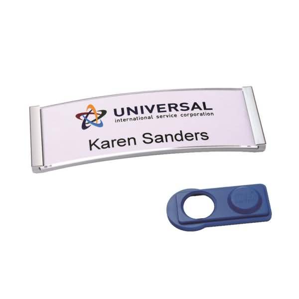 Namensschild polar POL20MA66-5DR 68x22mm edelstahl 5 Stück