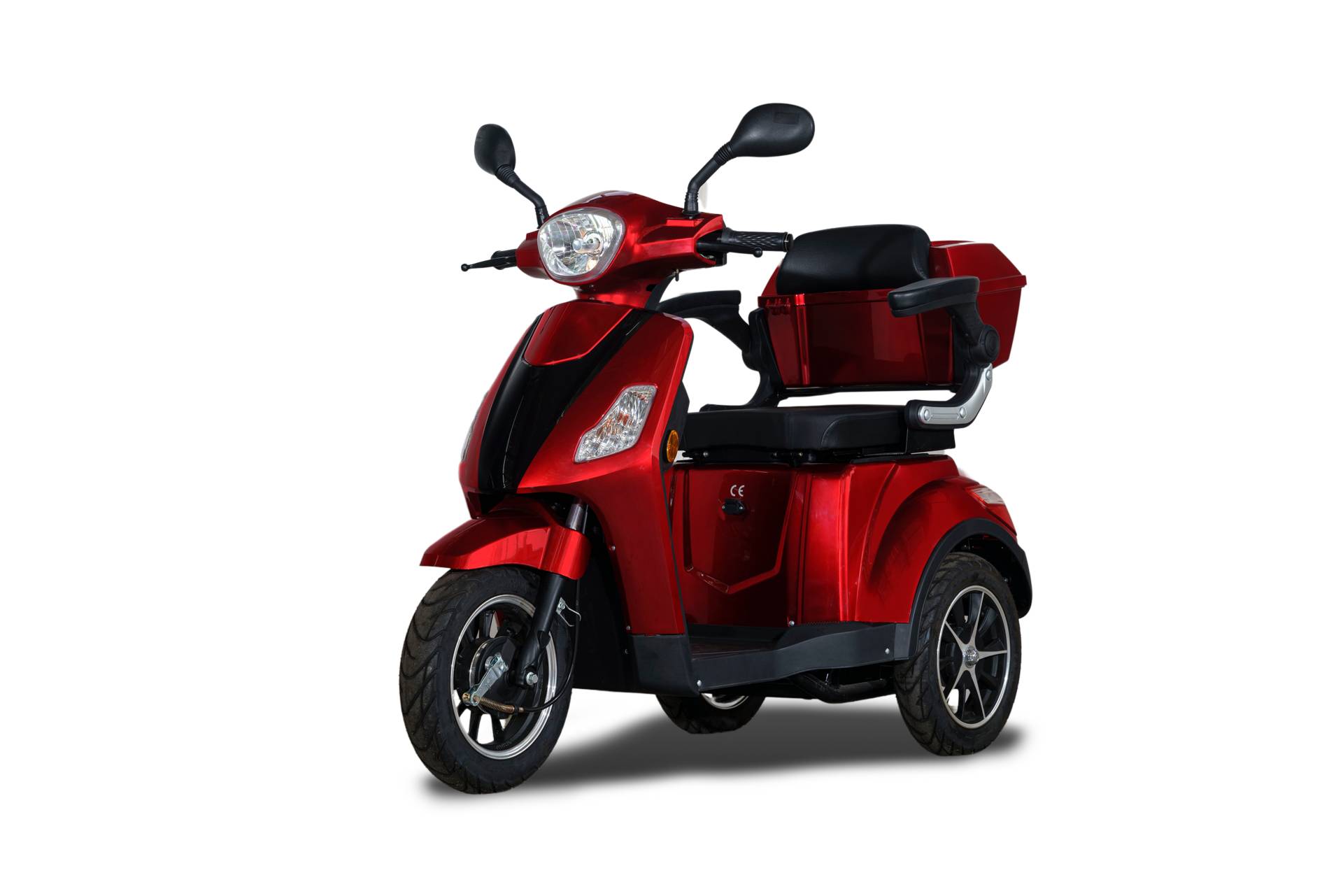 R3 Elektro-Dreiradroller 25 km/h rot