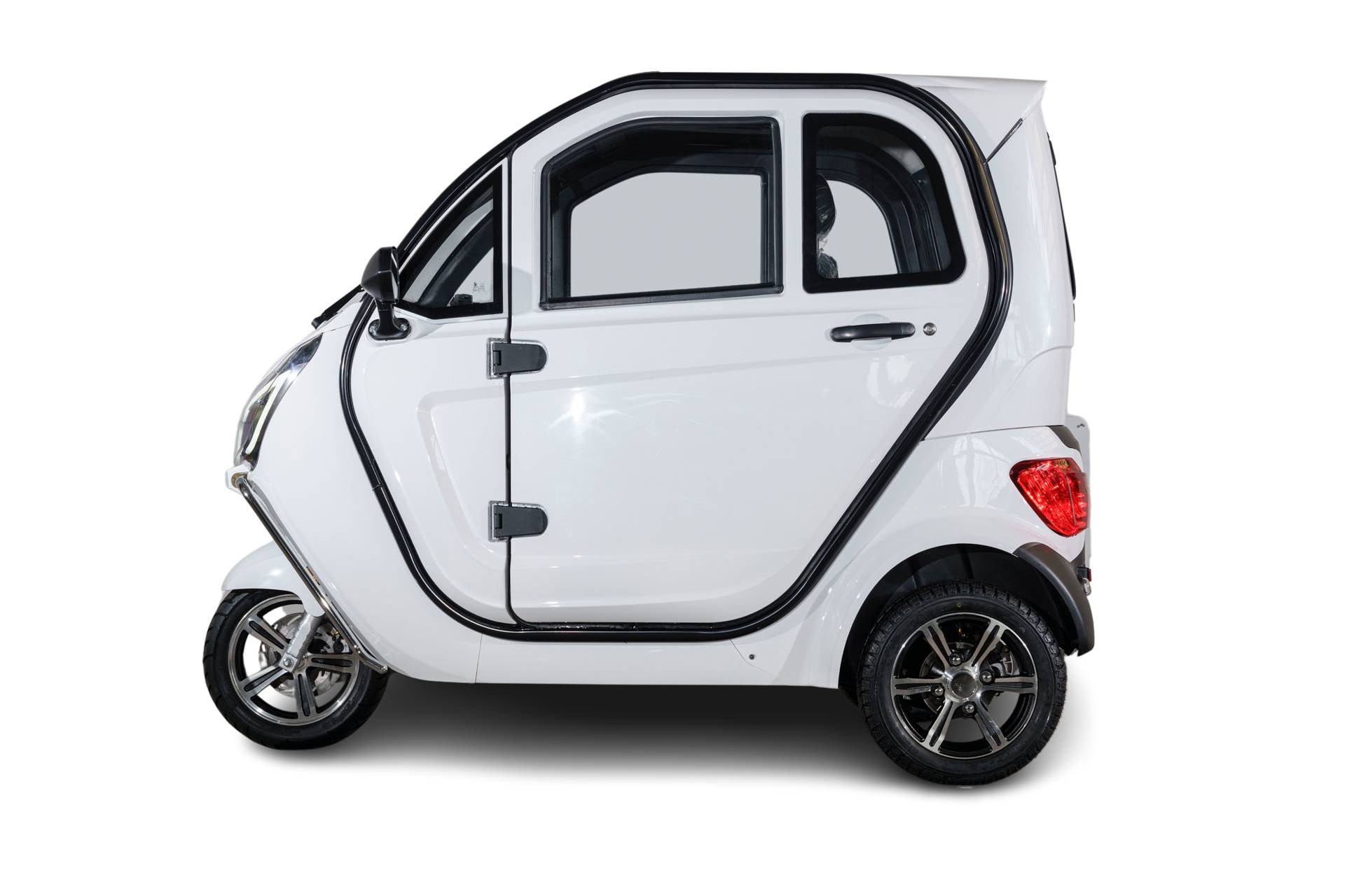 Stormborn Y8 Kabinenroller - 2 kW, Blei-Gel-Akku, 25 o. 45 km/h, weiß