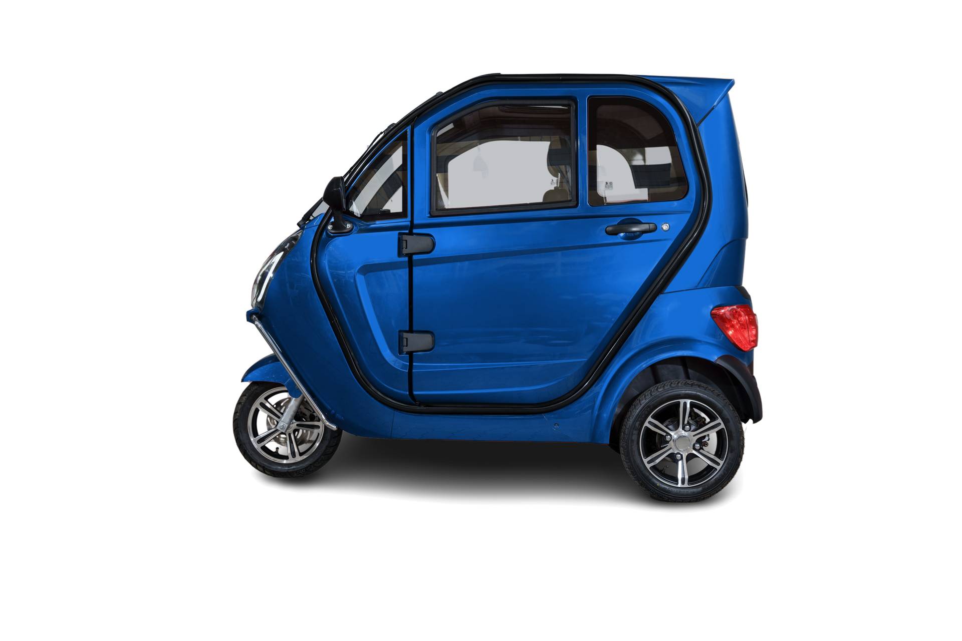 Stormborn Y8 Kabinenroller - 2 kW, Blei-Gel-Akku, 25 o. 45 km/h, dunkelblaumetallic