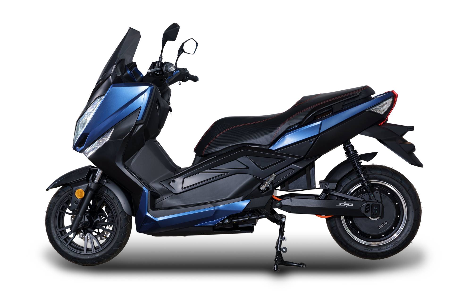 Stormborn Elektro-Motorrad ALEX R - 5kW Motor mit herausnehmbaren Akkus Mattblau / schwarz