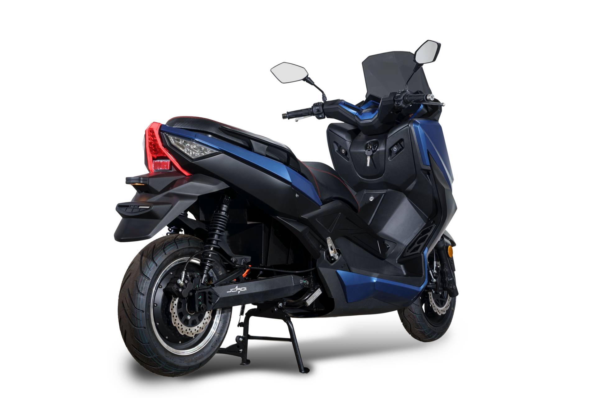 Stormborn Elektro-Motorrad ALEX R - 5kW Motor mit herausnehmbaren Akkus Mattblau / schwarz