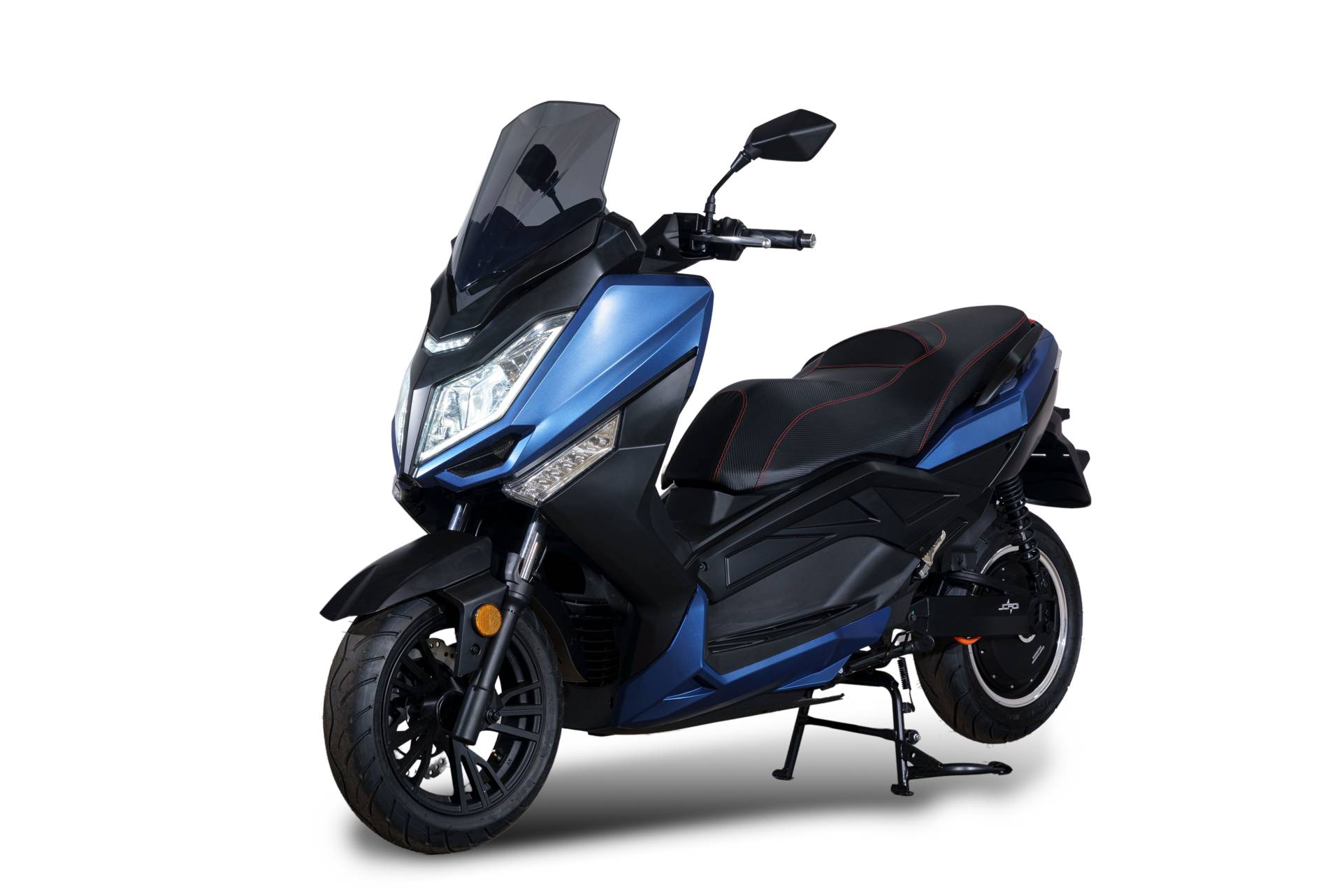 Stormborn Elektro-Motorrad ALEX R - 5kW Motor mit herausnehmbaren Akkus Mattblau / schwarz