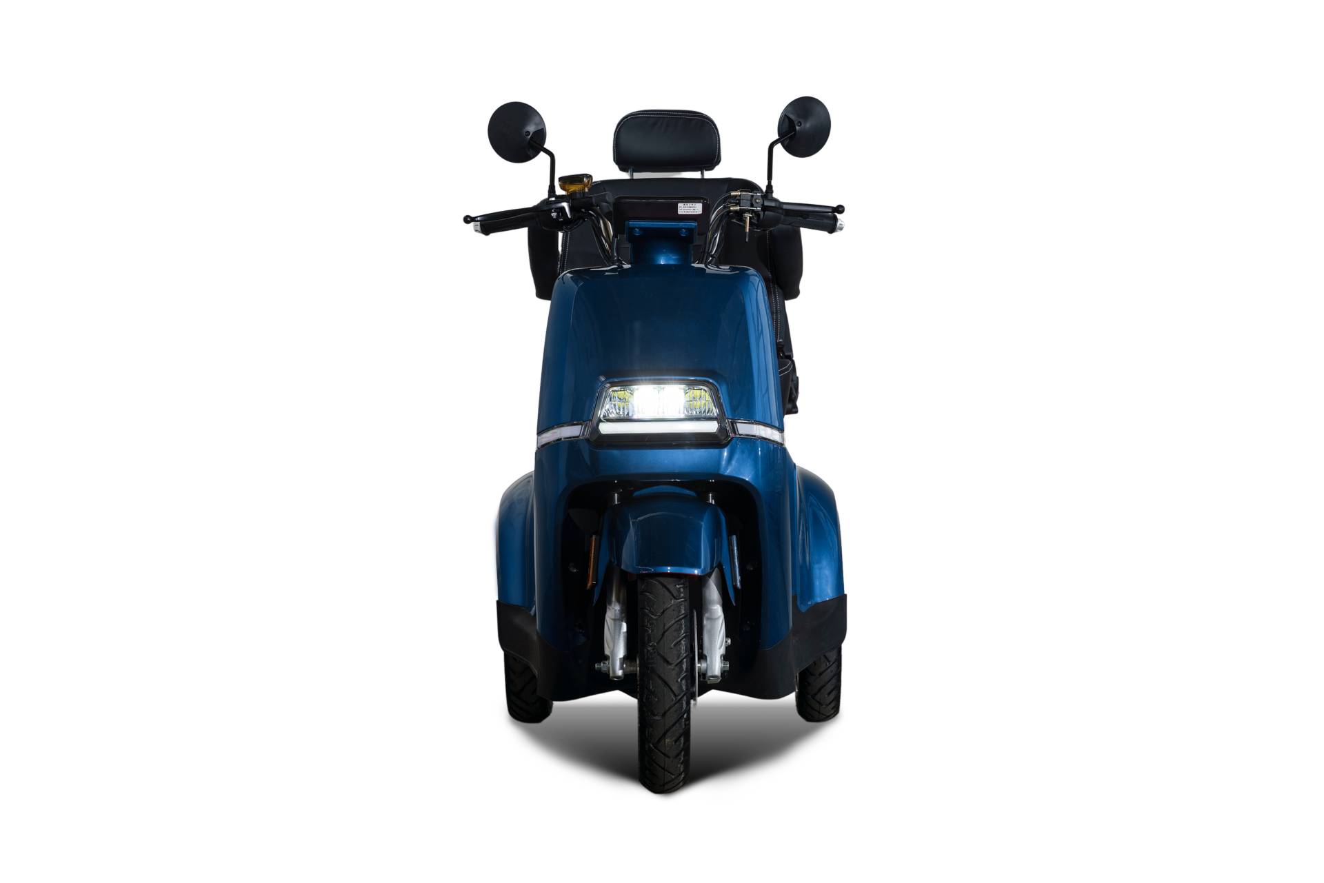 R5 Elektro-Dreiradroller 25 km/h - blau, ohne Überdachung