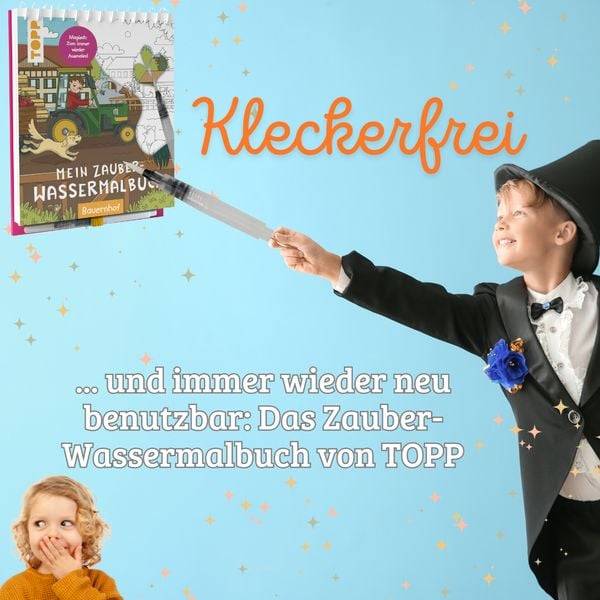 Mein Zauber-Wassermalbuch Bauernhof