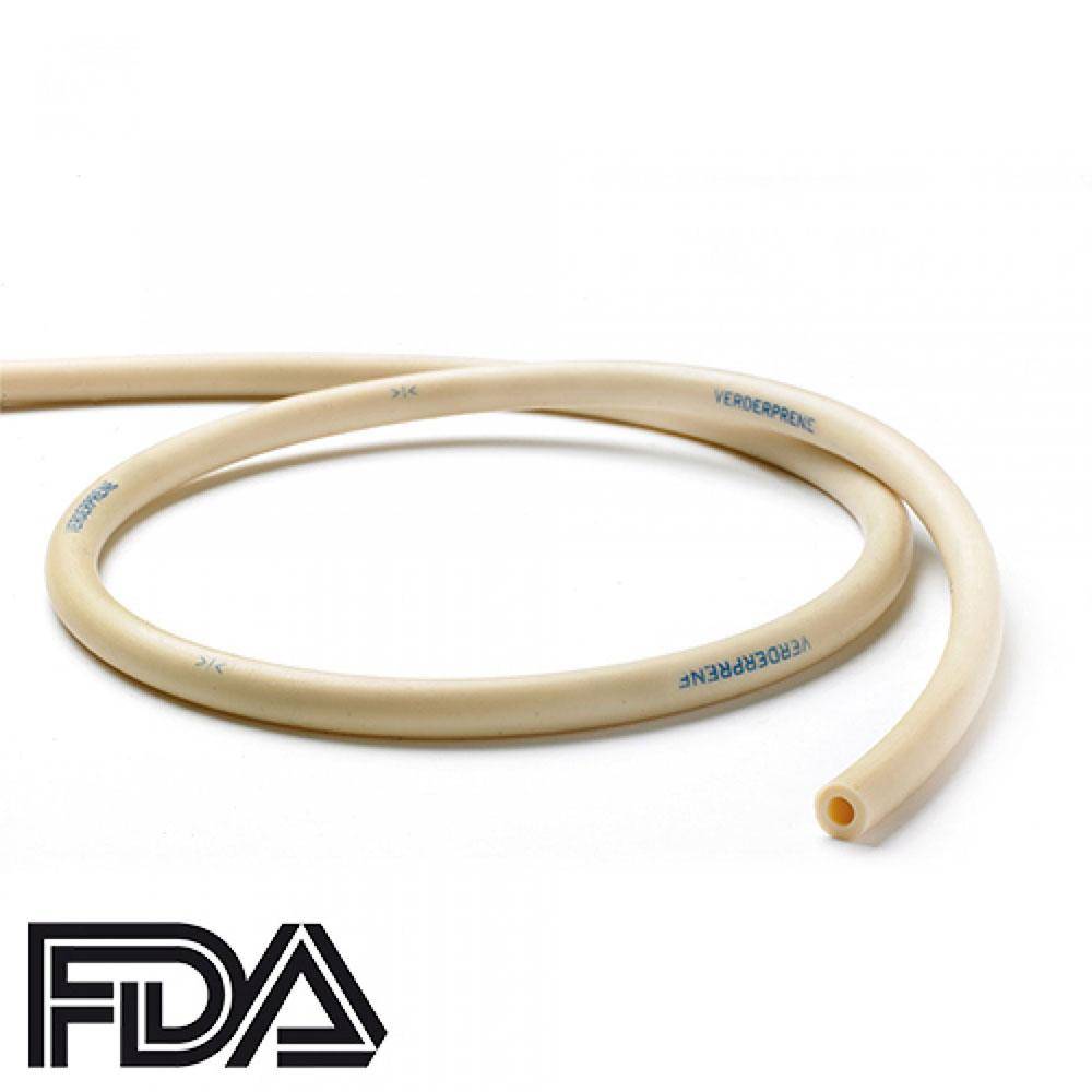 Schlauch - Verderprene - für Laborschlauchpumpe oder Gehäuseschlauchpumpe - ID-Ø 1,6 mm - Wandstärke 1,6 mm - max. Druck 2 bar - Länge 1 Meter -