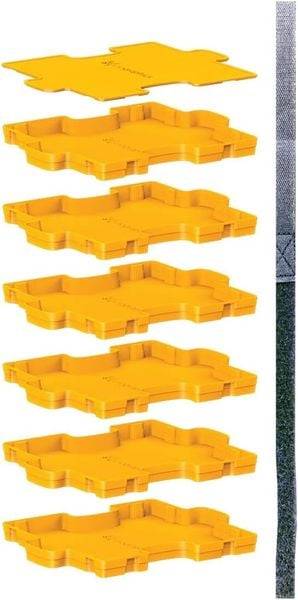 Eurographics 8955-0105 - Smart Puzzle Sort & Store Puzzle Sortierschalen, 6er Set stapelbar