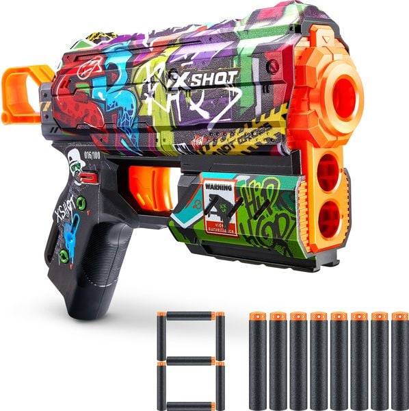Zuru - X-Shot - Skins Blaster Flux plus Darts