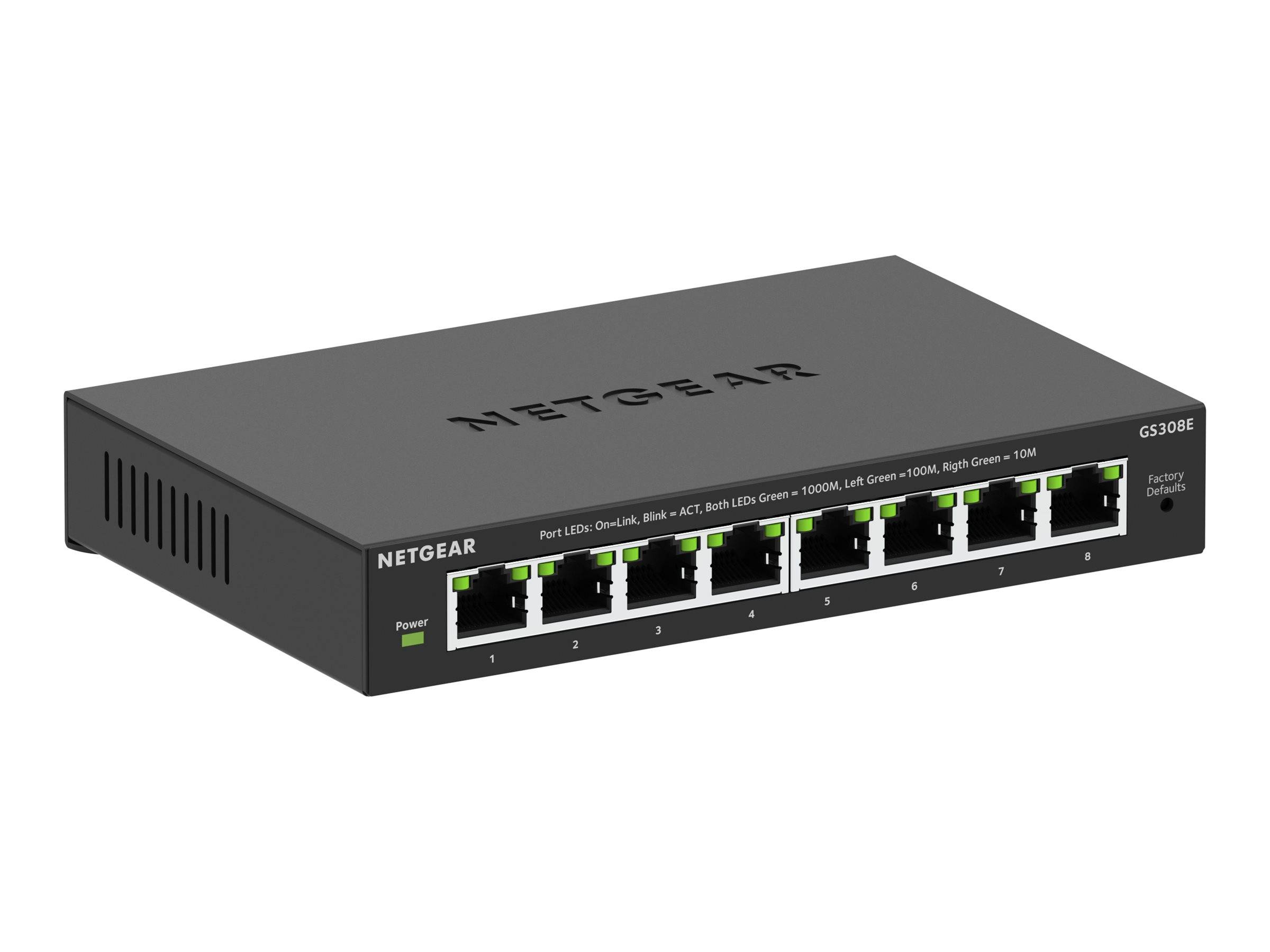 NETGEAR 300 Series SOHO Plus GS308E - Switch