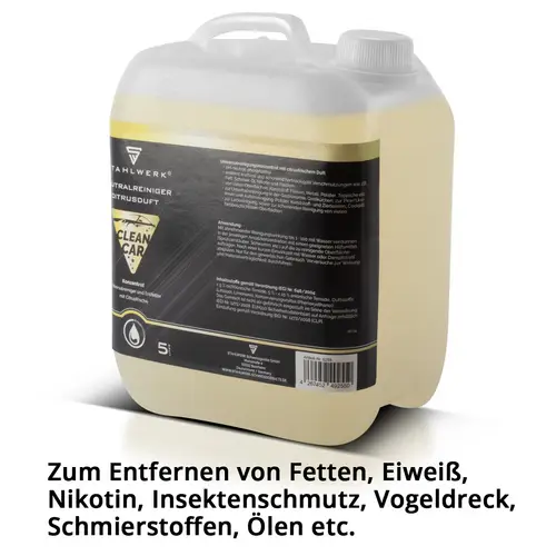 STAHLWERK Universalreiniger-Konzentrat mit Citrus-Duft 5 Liter Kanister STAHLWERK Universalreiniger-Konzentrat mit Citrus-Duft 5 Liter Kanister