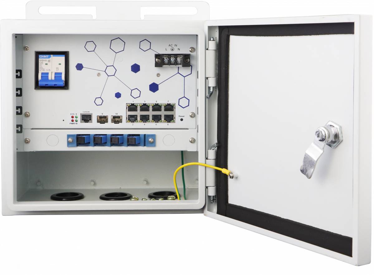 LevelOne PoE+Switch 8xGE PoE/2xSFP+ 185W Managed L2 Multimedia-Technik Switche